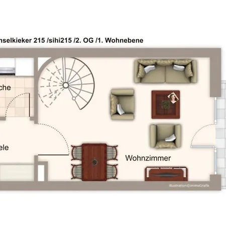 Апартаменты Hus Inselkieker 217 Шиллиг